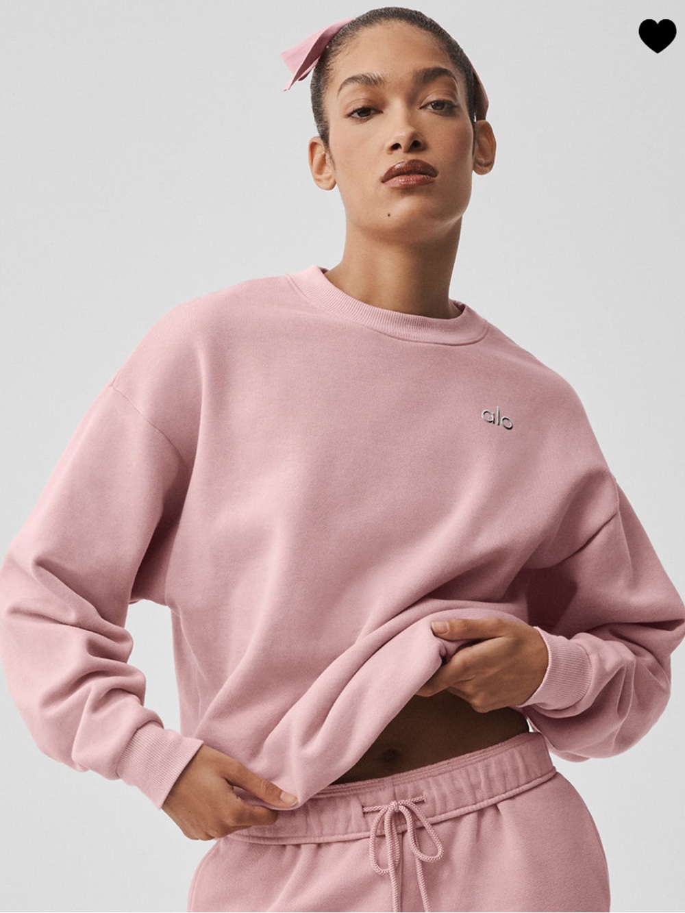 NWT ALO yoga accolade crewneck sweatshirt large